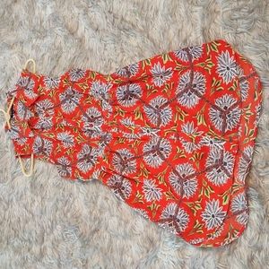 🧡 Orange 🧡 Button up sleeveless dress